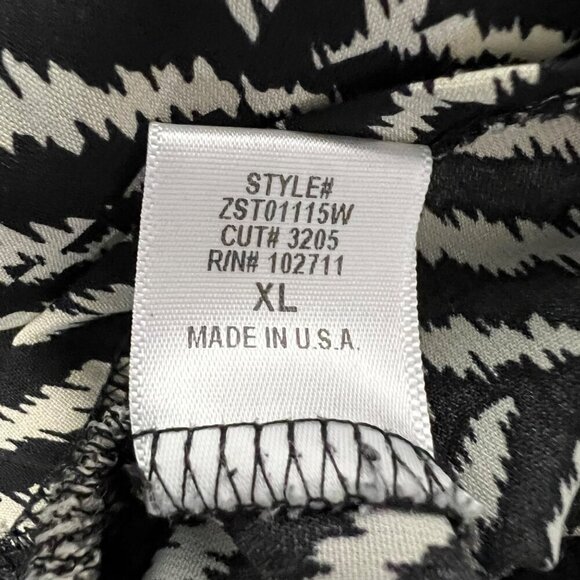 Olivia Moon Women’s Scoop Neck Mixed Fabric Sweater Black/Multi Hi-Low XL - Picture 9 of 10